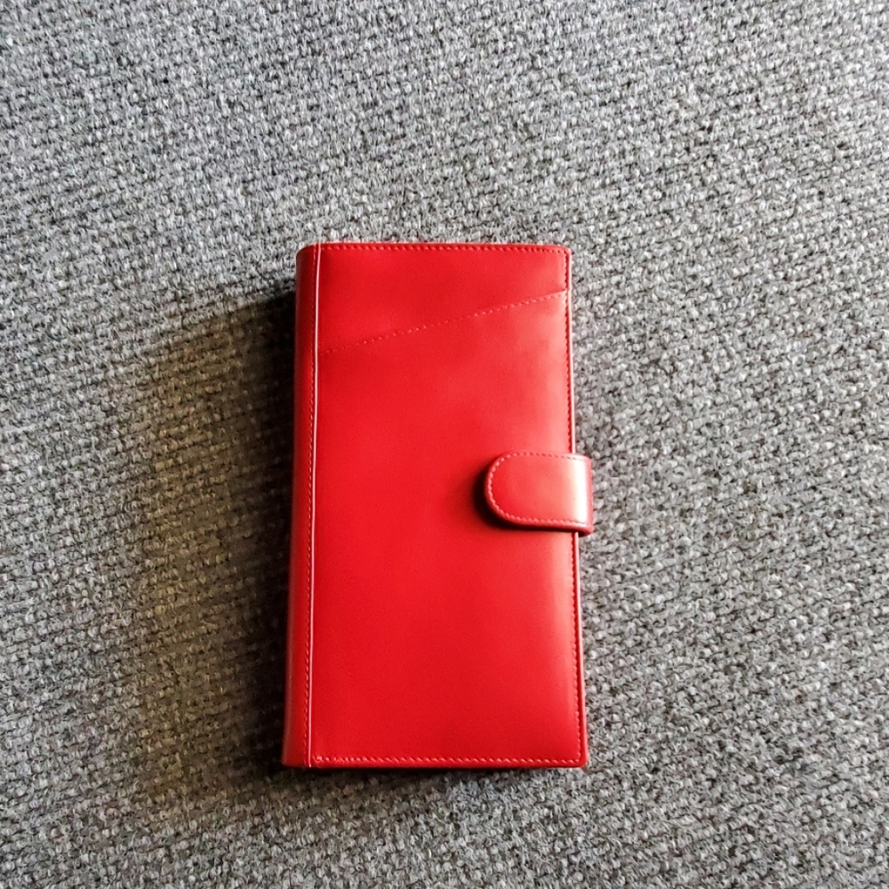 GENUINE LEATHER PASSPORT/ TICKET WALLET